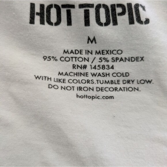 Hot Topic "Be So FR Right Now" Crop Top - Size M Why/Blk - Picture 4 of 4